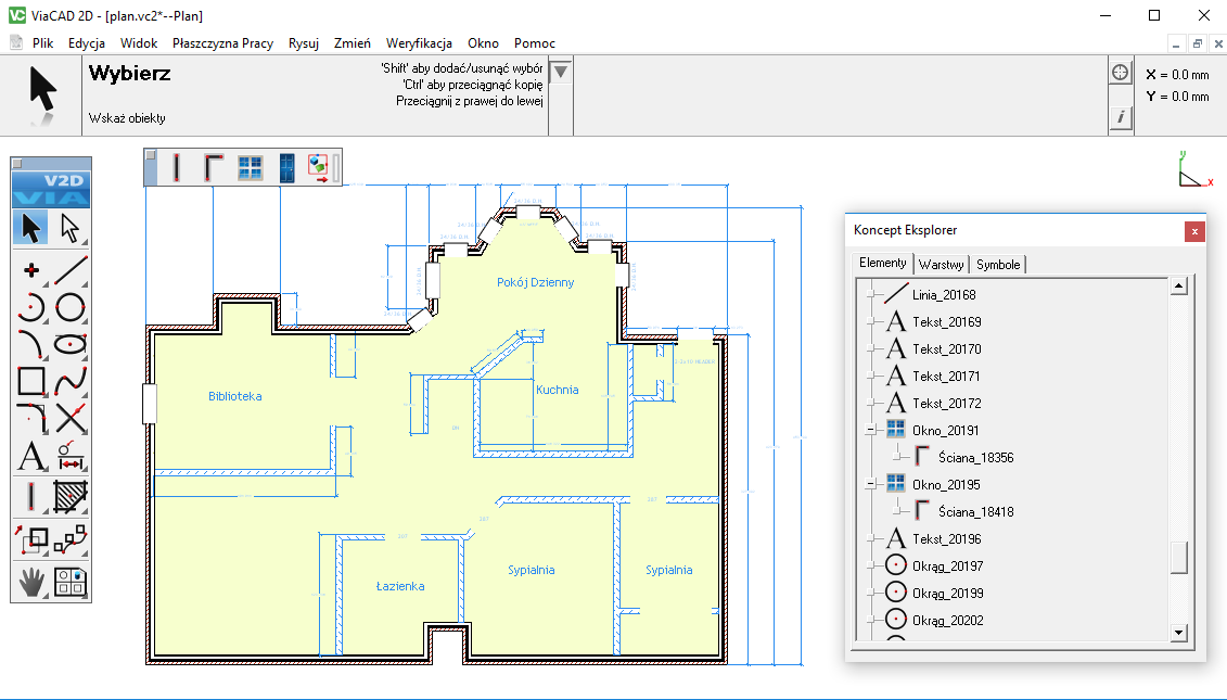 ViaCAD 2D Architektura